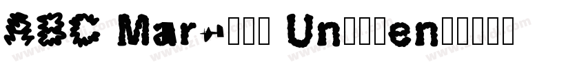 ABC Marist Unlicens字体转换